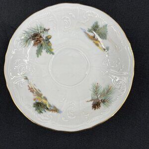 BERNADOTTE CZECH REPUBLIC WILDLIFE ESPRESSO DEMITASSE SAUCER